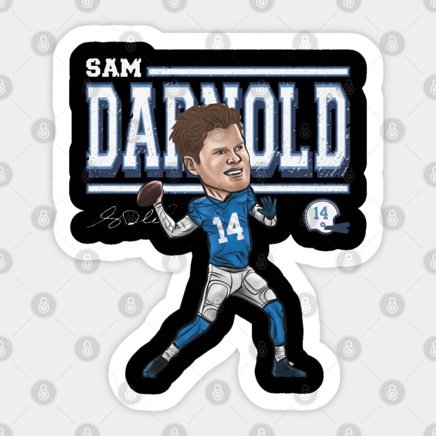 Sam Darnold Carolina Cartoon Sticker by MASTER_SHAOLIN